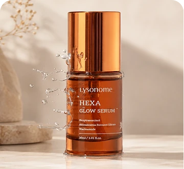 Lysonome HEXA Glow Serum for a Korean skincare routine
