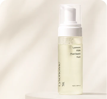 Lysonome PDRN Peak Bubble Foam facial cleanser