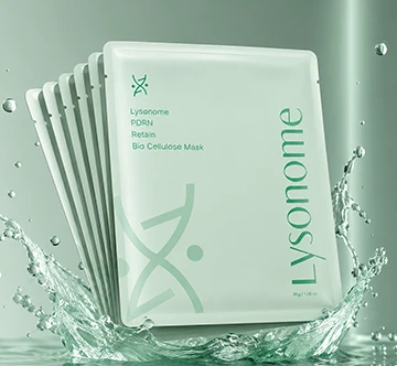 Lysonome PDRN Retain Bio Cellulose Mask skincare pack